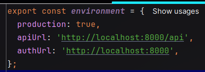 Fichier environment.ts